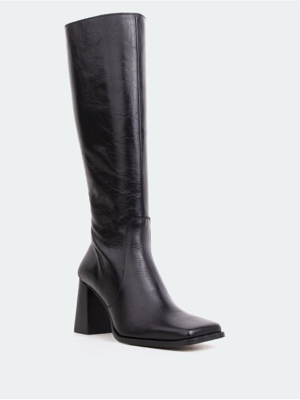 L’Intervalle Elland Boots - Black Women's Knee-High Block Heel Boot